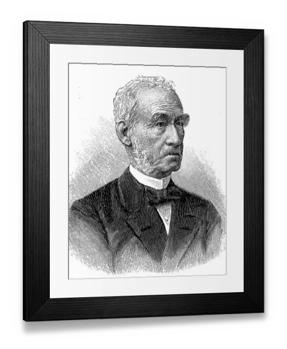 Framed Print : Bernhard Joseph Hubert Windscheid