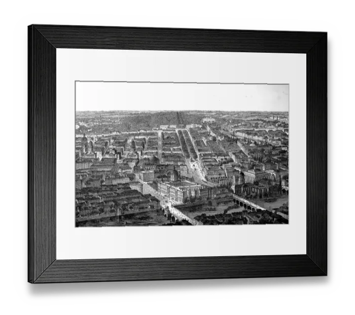 Framed Print : View of Berlin, Germany, in 1890 Framed Print : View of Berlin, Germany, in 1890