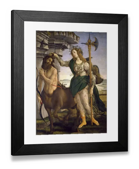 Framed Print : Pallas and the Centaur (1480-1485) Framed Print : Pallas and the Centaur (1480-1485)
