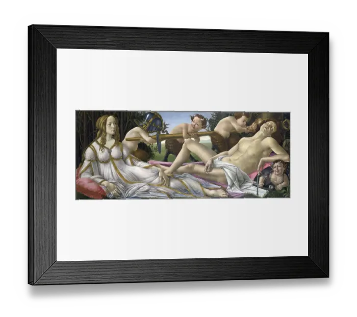 Framed Print : Venus und Mars, Venus and Mars