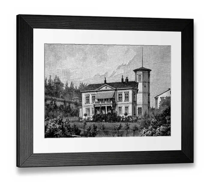 Framed Print : House of Eugenie Marlitt in Arnstadt
