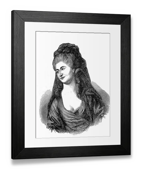 Framed Print : Corona Elisabeth Wilhelmine Schroeter