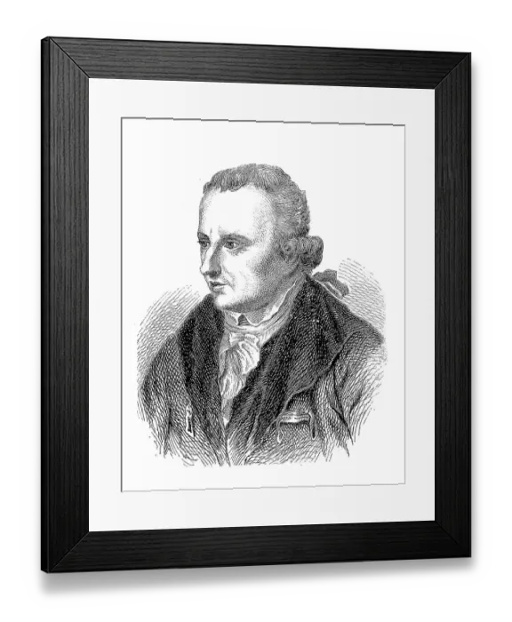 Framed Print : Johann Jakob Wilhelm Heinse, Heintze