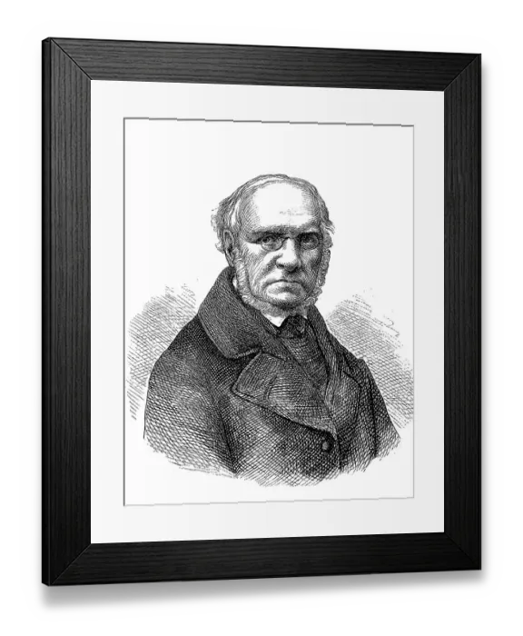 Framed Print : Karl Ludwig Hencke, 8 April 1793