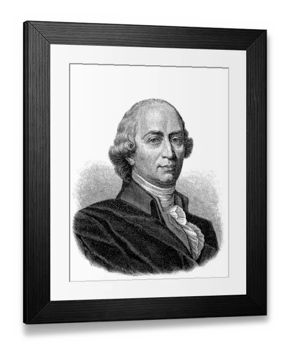 Framed Print : David Alexander Gottfried Freiherr von Herder