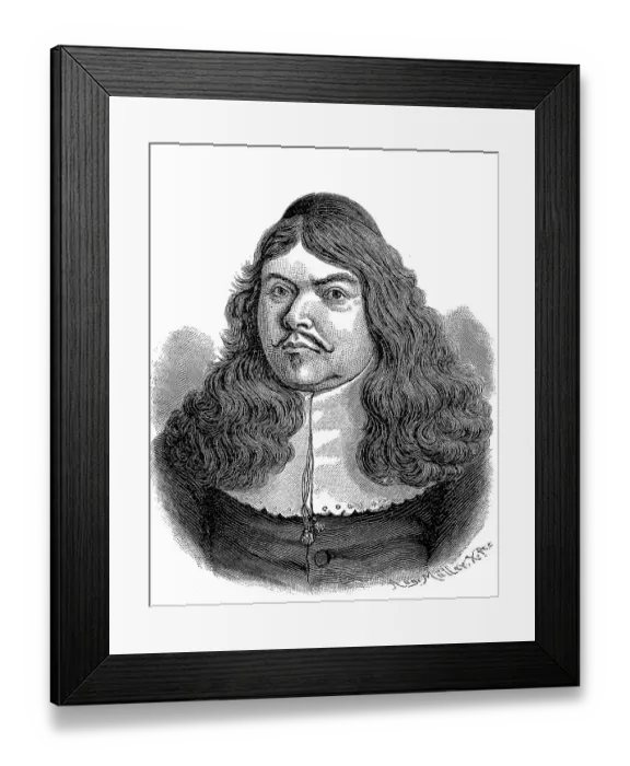 Framed Print : Christian Hoffmann von Hoffmannswaldau Framed Print : Christian Hoffmann von Hoffmannswaldau
