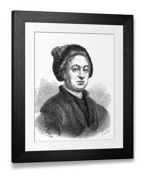Framed Print : William Hogarth, 10 November 1697 -† 26 October 1764