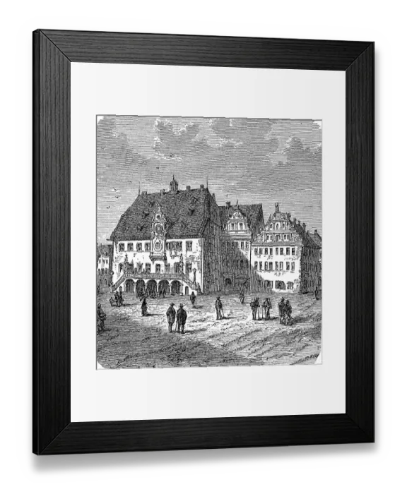 Framed Print : The town hall of Heilbronn, Baden-Wuerttemberg Framed Print : The town hall of Heilbronn, Baden-Wuerttemberg