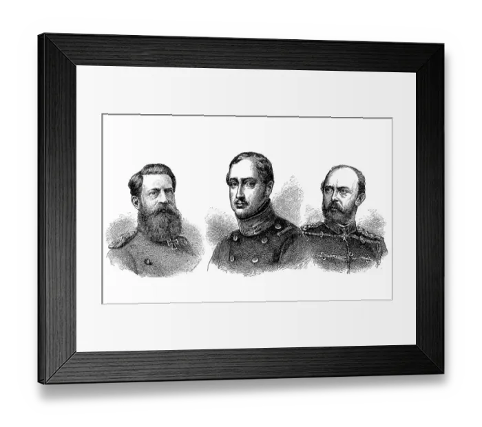 Framed Print : Frederick William (born 1831), King Frederick William III (1770-1840)