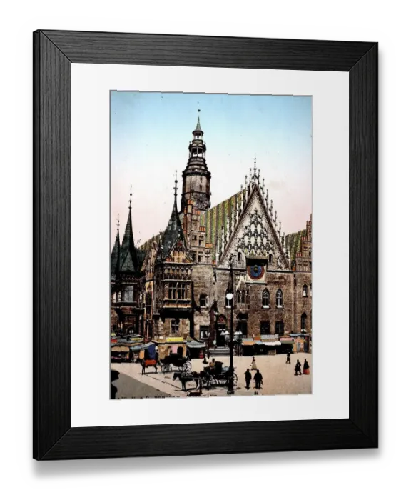 Framed Print : The town hall of Wroclaw, formerly Silesia Framed Print : The town hall of Wroclaw, formerly Silesia