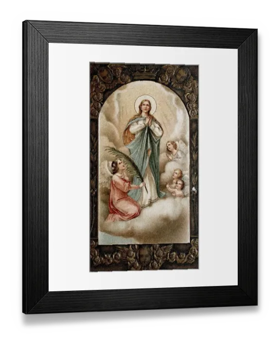 Framed Print : Holy picture, Mystery of the Holy Rosary Framed Print : Holy picture, Mystery of the Holy Rosary