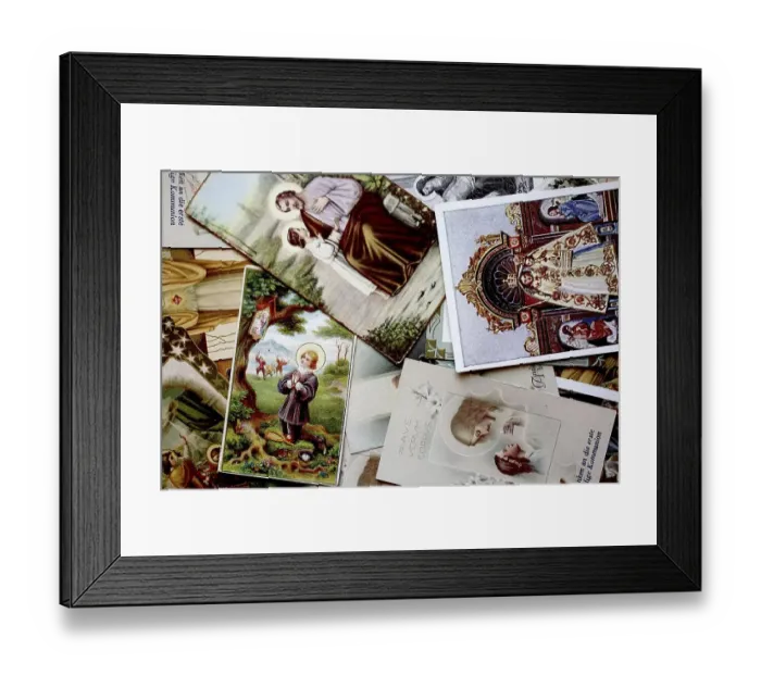 Framed Print : Various pictures of saints of the Catholic Church