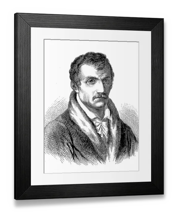 Framed Print : Johann Gottfried Seume, 29 January 1763 Framed Print : Johann Gottfried Seume, 29 January 1763