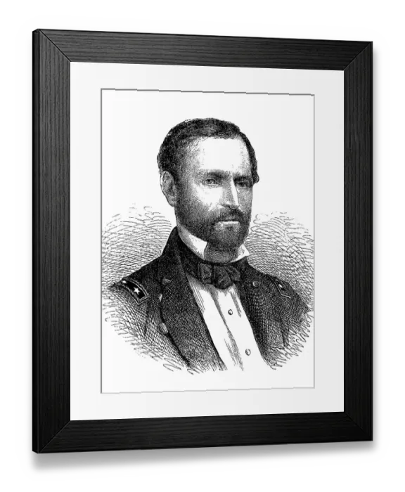 Framed Print : William Tecumseh Sherman, 8 February 1820 Framed Print : William Tecumseh Sherman, 8 February 1820