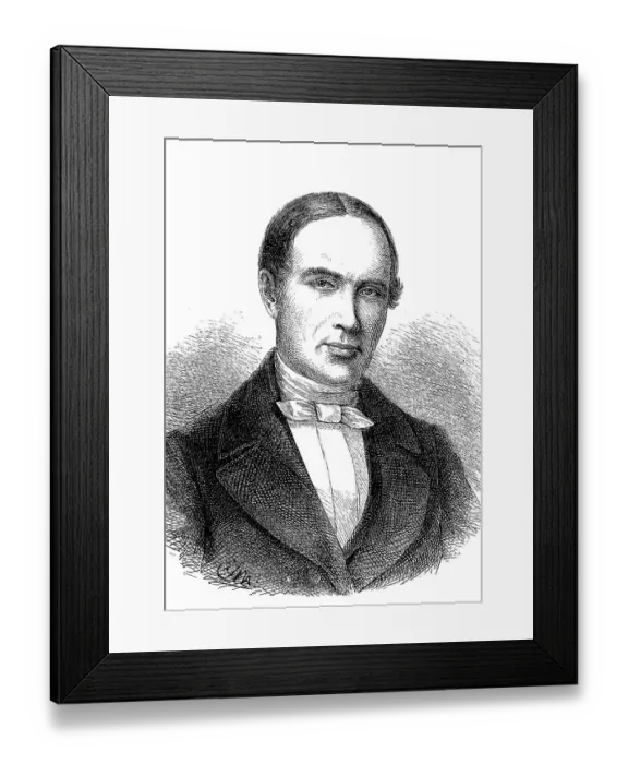 Framed Print : Philipp Friedrich Silcher, 27 June 1789