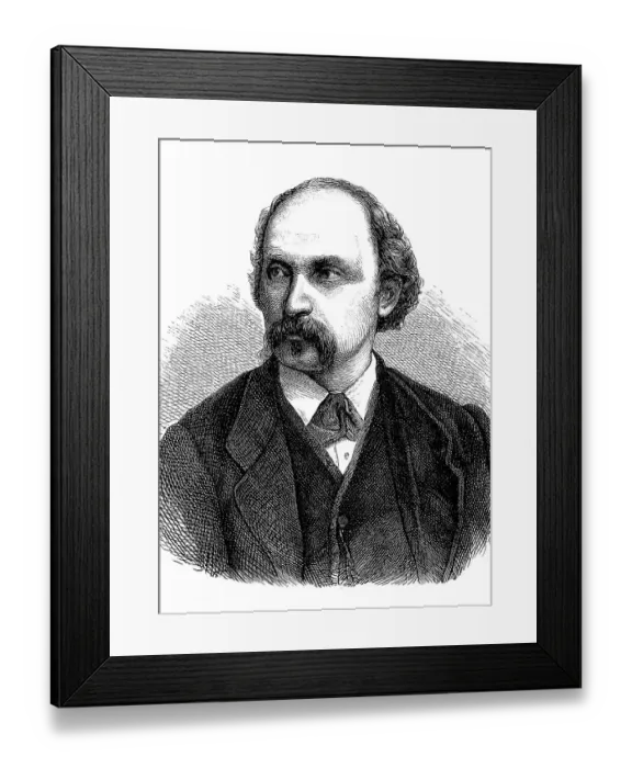 Framed Print : Friedrich Spielhagen, 24 February 1829