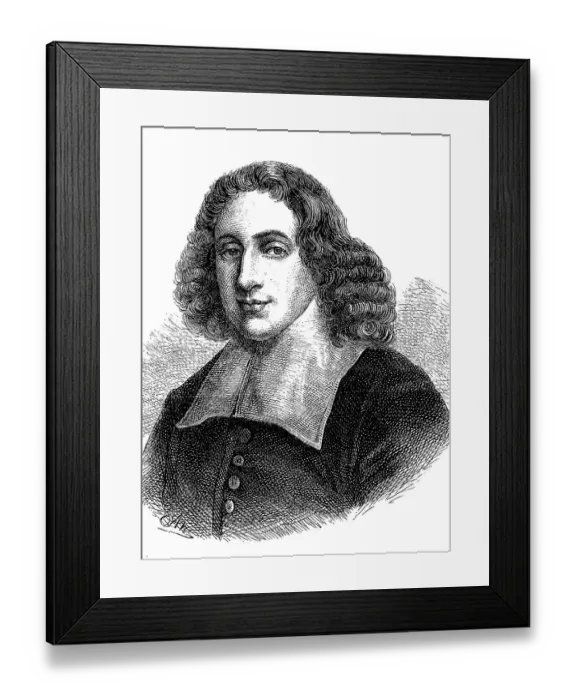 Framed Print : Baruch de Spinoza, 24 November 1632