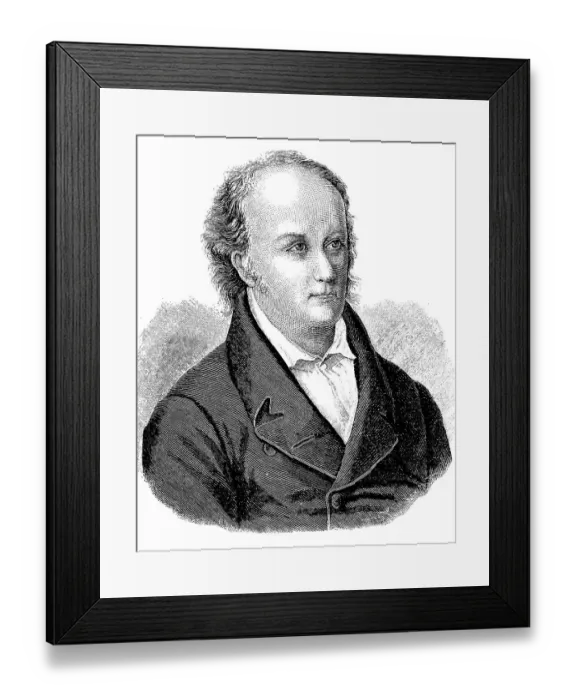 Framed Print : Jean Paul, also Jean Paul Friedrich Richter
