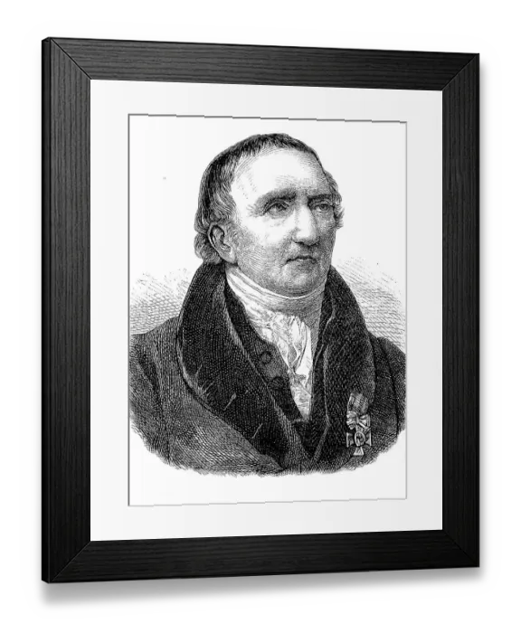 Framed Print : Johann Gottfried Schadow (20 May 1764)