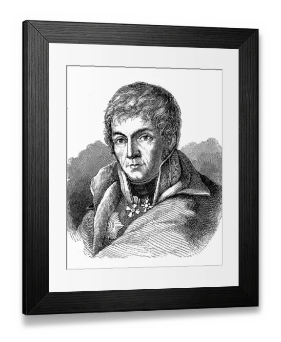 Framed Print : Gerhard Johann David Scharnhorst