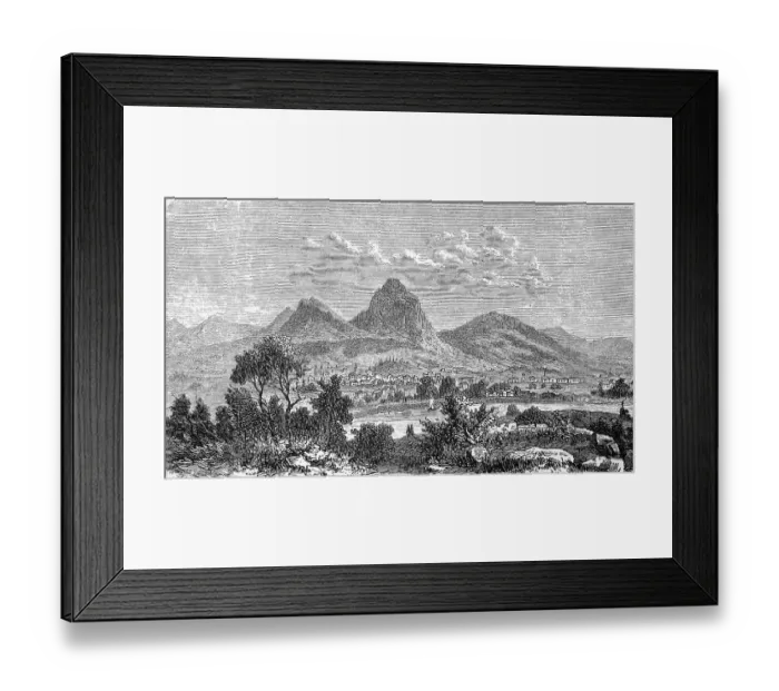 Framed Print : Schwyz, municipality and capital of the canton of Schwyz Framed Print : Schwyz, municipality and capital of the canton of Schwyz