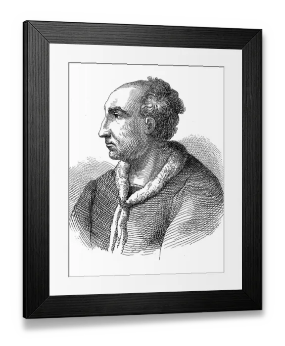 Framed Print : Lorenzo Ghiberti, c. 1378, 1 December 1455