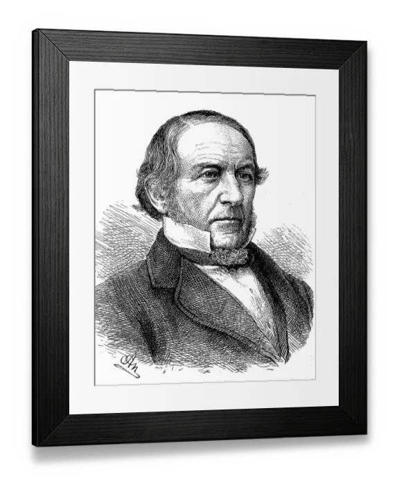Framed Print : William Ewart Gladstone, 29 December 1809 Framed Print : William Ewart Gladstone, 29 December 1809