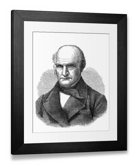 Framed Print : Bogumil Goltz, 20 March 1801, 12 November 1870