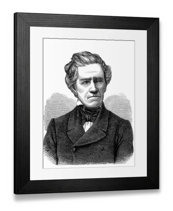 Framed Print : Franz Seraphicus Grillparzer, 15 January 1791
