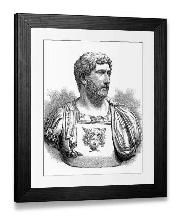 Framed Print : Publius Aelius Hadrianus, Imperator Caesar Traianus Hadrianus Augustus Framed Print : Publius Aelius Hadrianus, Imperator Caesar Traianus Hadrianus Augustus