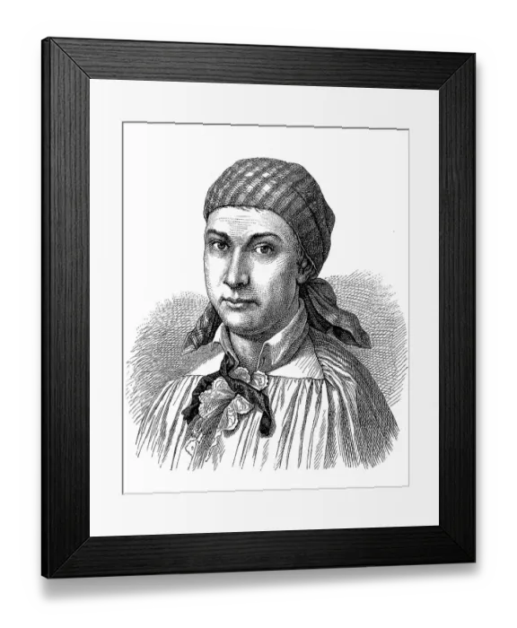 Framed Print : Johann Georg Hahnemann, 27 August 1730