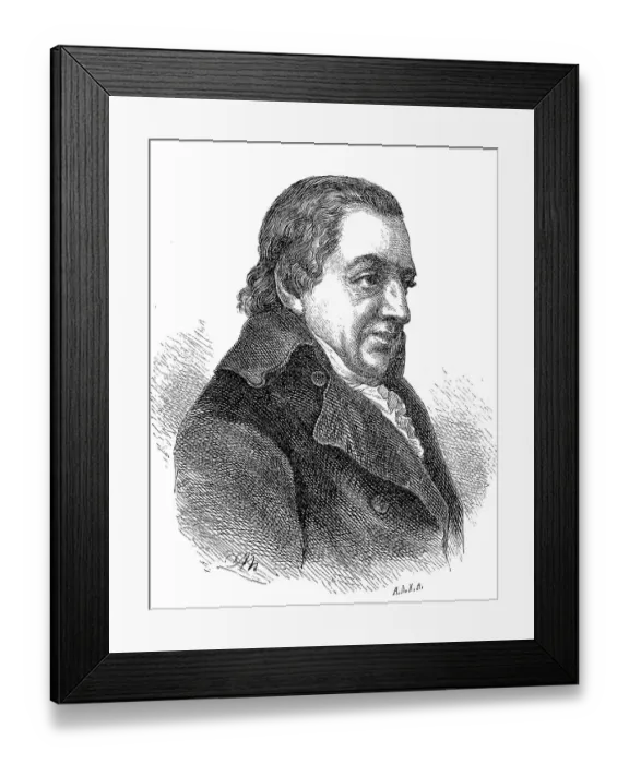 Framed Print : Johann Gottlieb Fichte, 19 May 1762