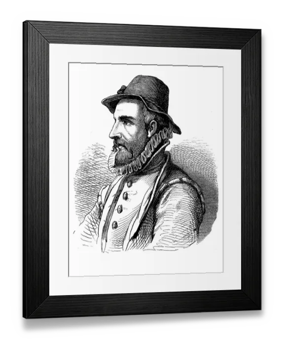 Framed Print : Johann Baptist Friedrich Fischart