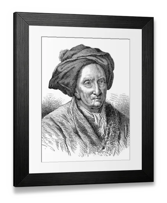 Framed Print : Bernard le Bovier de Fontenelle