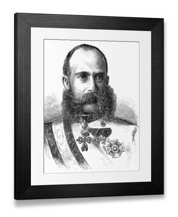 Framed Print : Franz Joseph I, 18 August 1830