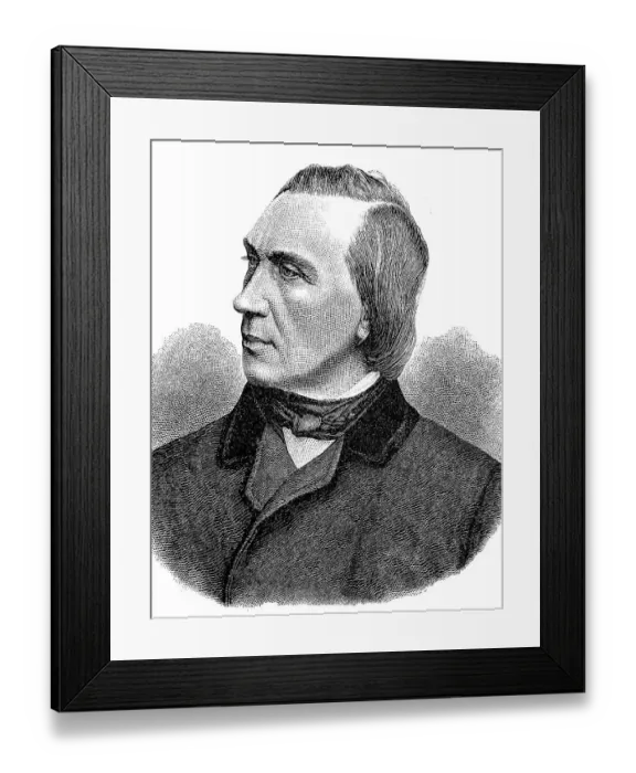 Framed Print : Robert Franz, actually Robert Franz Julius Knauth