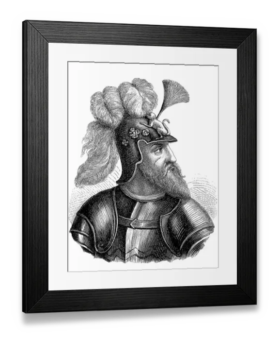 Framed Print : Frederick the Free, 1257, 16 November 1323 Framed Print : Frederick the Free, 1257, 16 November 1323