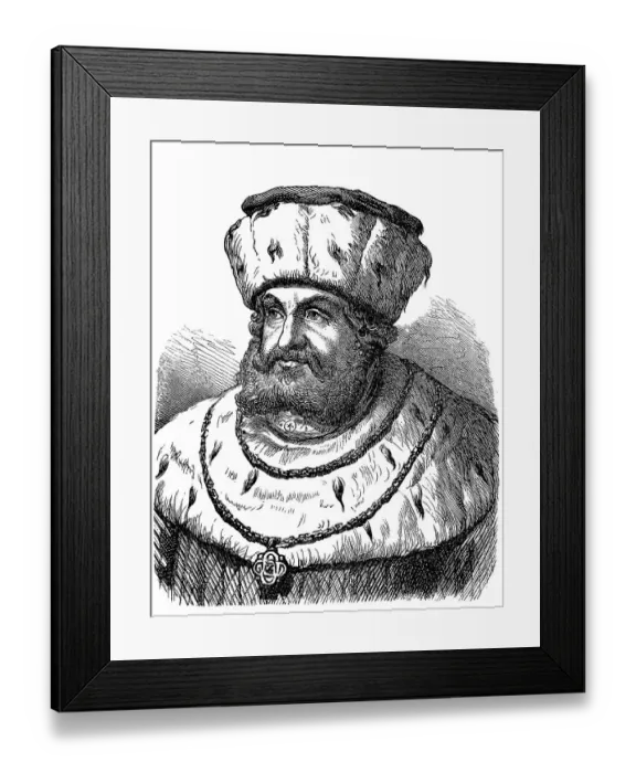 Framed Print : Frederick III or Frederick the Wise of Saxony Framed Print : Frederick III or Frederick the Wise of Saxony