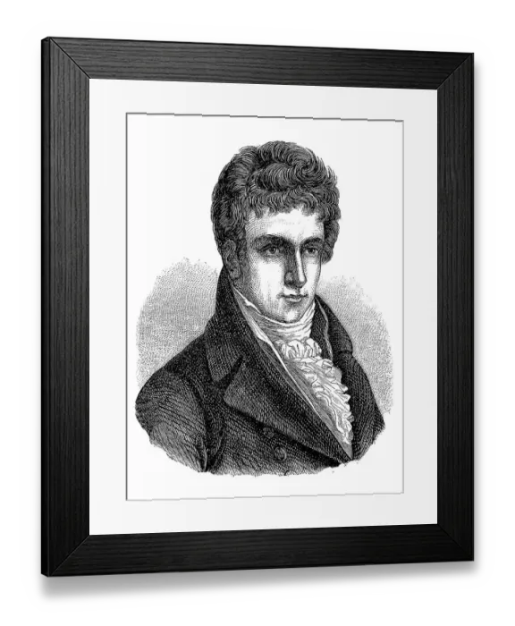 Framed Print : Robert Fulton, 14 November 1765