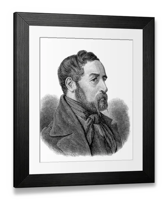 Framed Print : Franz von Gaudy, 19 April 1800 Framed Print : Franz von Gaudy, 19 April 1800