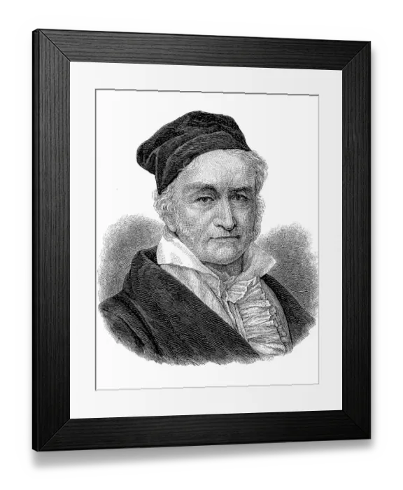 Framed Print : Johann Carl Friedrich Gauss, Carolus Fridericus Gauss Framed Print : Johann Carl Friedrich Gauss, Carolus Fridericus Gauss