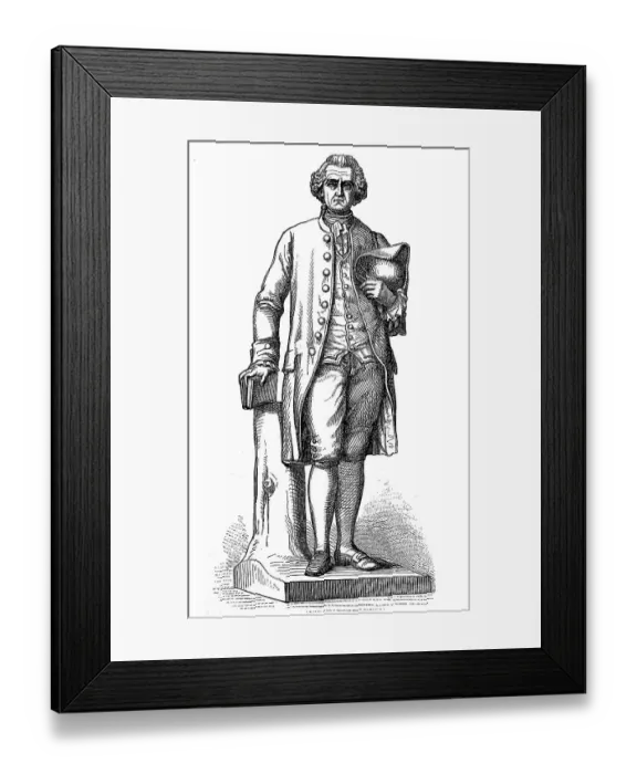 Framed Print : Christian Fuerchtegott Gellert