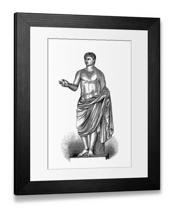 Framed Print : Nero Claudius Germanicus, 24 May 15 BC Framed Print : Nero Claudius Germanicus, 24 May 15 BC