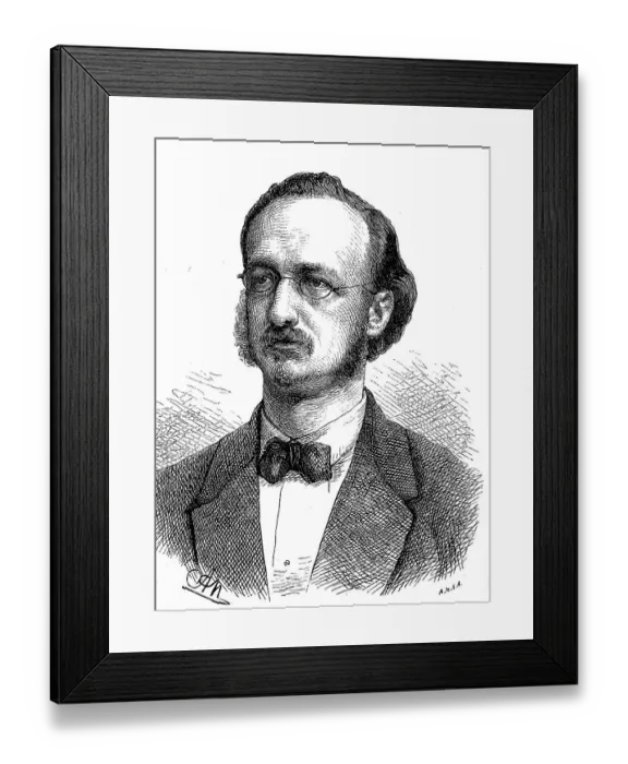 Framed Print : Max Jordan, 19 June 1837, 11 November 1906 Framed Print : Max Jordan, 19 June 1837, 11 November 1906