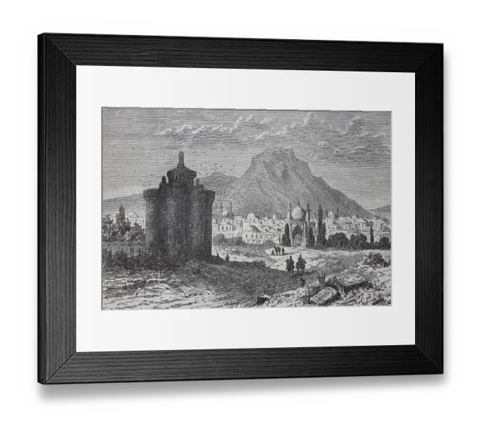 Framed Print : The city of Ispahan, Isfahan, Esfahan in Persia