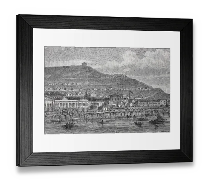 Framed Print : Kerch, a harbour town on the Kerch peninsula of the same name