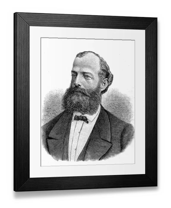 Framed Print : August Kekule, born Friedrich August Kekule