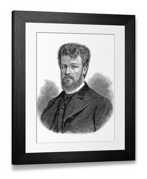 Framed Print : Friedrich August Christian Siegmund Kaulbach Framed Print : Friedrich August Christian Siegmund Kaulbach