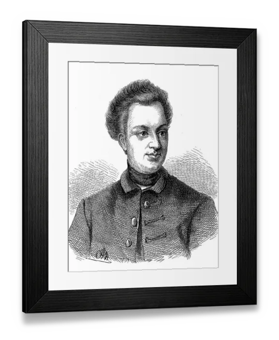 Framed Print : Charles XII, Carolus Rex, (born 27 June 1682)