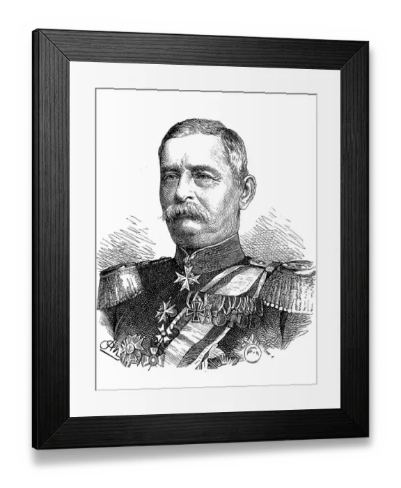 Framed Print : Georg Arnold Carl von Kameke (born 14 April 1817) Framed Print : Georg Arnold Carl von Kameke (born 14 April 1817)